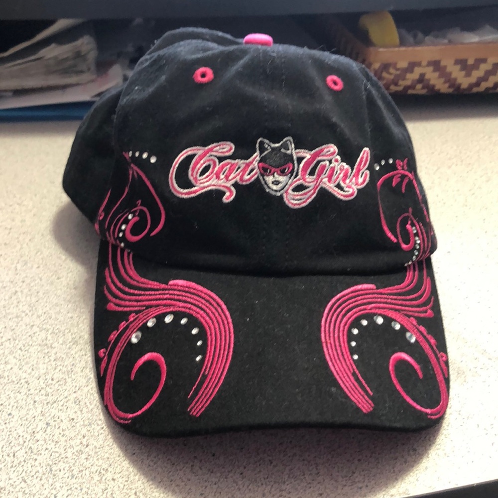 Cat Girl Ball Cap